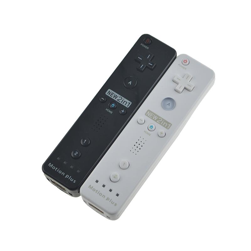 NEW Built-in Motion Plus Wireless Remote Gamepad Controller For Wii Remote Controle Joystick Joypad With Silicone Case
NEW Built-in Motion Plus Wireless Remote Gamepad Controller For Wii Remote Controle Joystick Joypad With Silicone Case