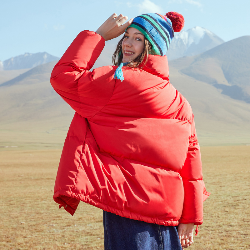 Metersbonwe Warm Down Jacket Women Winter Warm 90% White Duck Down Female Coat Winter Women's Down Coat 738765 T200805