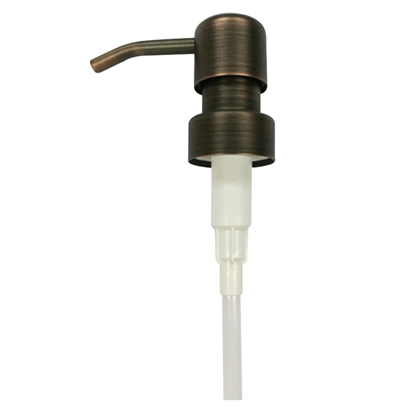 28400 Soap Dispenser Pumps 304 Stainless Steel Dispenser Rose Gold Shower Nozzle Electroplating Pump Head Metal Shampoo Press San9619654