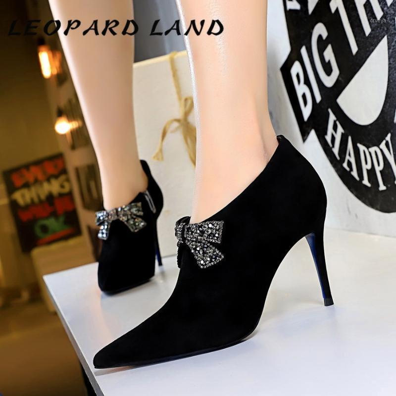 LEOPARD LAND High Heels Thin Heeled High Heel Suede Pointed Rhinestone Bow Slimming Sexy Deep-Mouth Thin Shoes DS-78128-11, Black
LEOPARD LAND High Heels Thin Heeled High Heel Suede Pointed Rhinestone Bow Slimming Sexy Deep-Mouth Thin Shoes DS-78128-11, Black