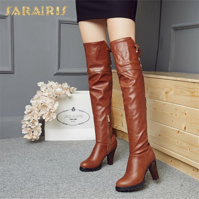Sarairis 2020 New Arrivals Plus Size 45 high-qualith Heeled Chic Skidproof Trendy Platform Over The Knee Boot Woman Shoes, Brown
Sarairis 2020 New Arrivals Plus Size 45 high-qualith Heeled Chic Skidproof Trendy Platform Over The Knee Boot Woman Shoes, Brown