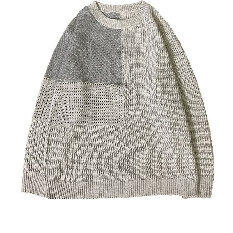 Jersey Autumn 2021 New Turtleneck Sweat Male Clothing STU2, Gray.
