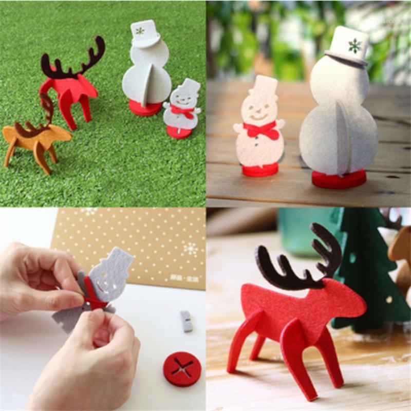 1pc New DIY Elk Snowman Christmas Ornaments Felt Cloth Xmas Party Decoration Ornaments Children's Gifts For Home Bars Festive1
1pc New DIY Elk Snowman Christmas Ornaments Felt Cloth Xmas Party Decoration Ornaments Children's Gifts For Home Bars Festive1