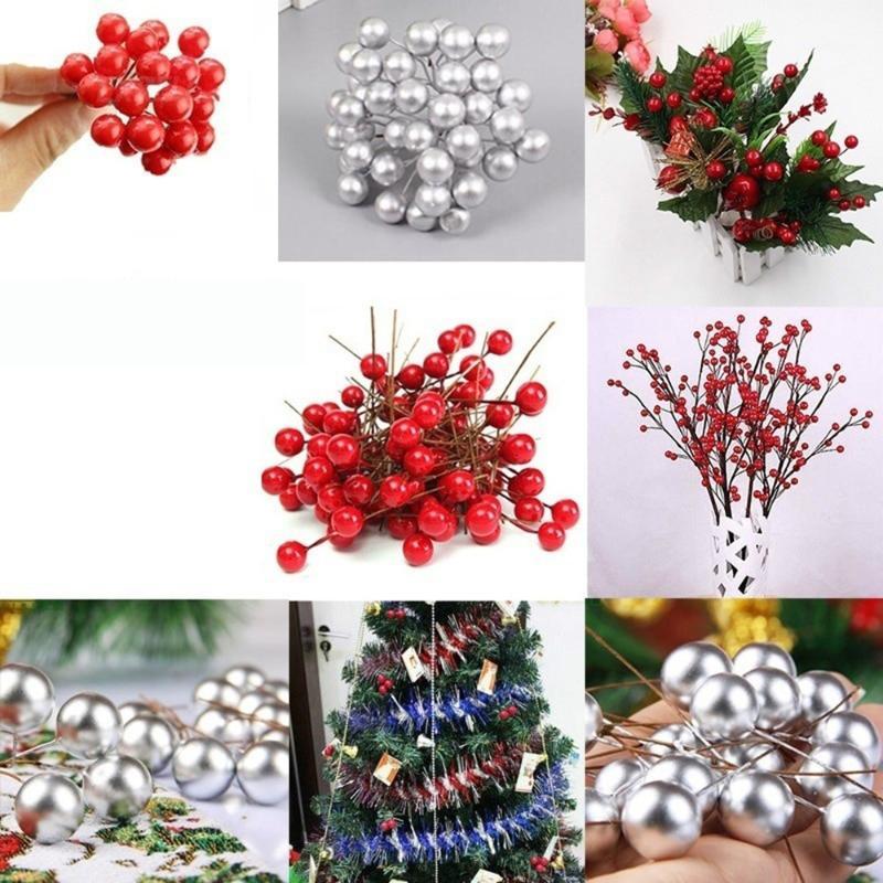 Christmas Decor Fake Fruit Decor Decortion Foam Ball Dried Flowers DIY Wreath 100pcs/Set Beautiful Decortive Artificial Berry1
Christmas Decor Fake Fruit Decor Decortion Foam Ball Dried Flowers DIY Wreath 100pcs/Set Beautiful Decortive Artificial Berry1