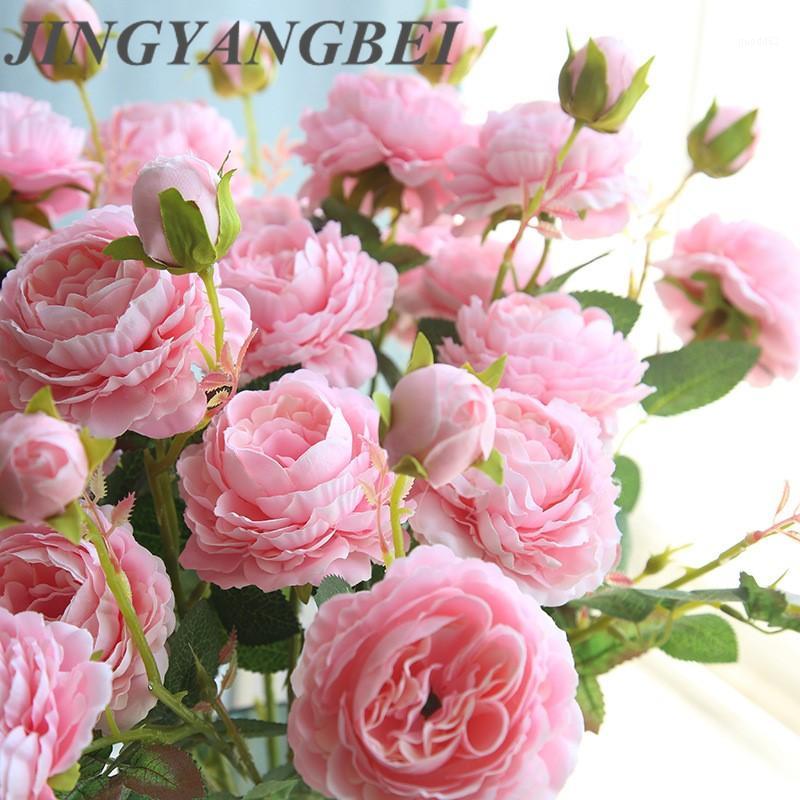 3 Head Peony Silk Rose Artificial flowers Fake flowers simulation flower For wedding wall Home decoration1, Blue
3 Head Peony Silk Rose Artificial flowers Fake flowers simulation flower For wedding wall Home decoration1, Blue