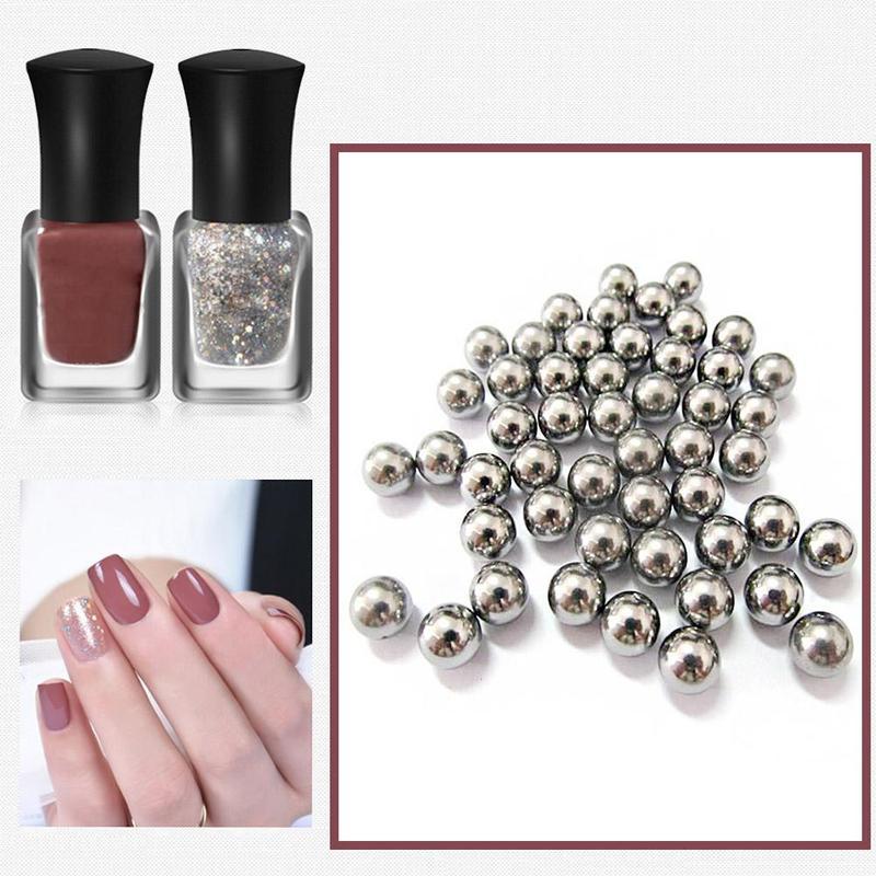 100pcs Nail Polish Mixing Balls 5mm Stainless Steel Agitator Beads For Glitter Art Tool Polish Nail U0P5
100pcs Nail Polish Mixing Balls 5mm Stainless Steel Agitator Beads For Glitter Art Tool Polish Nail U0P5