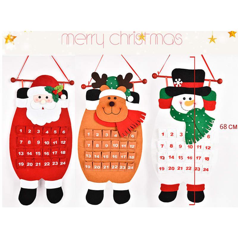 Christmas Advent Calendar Santa Claus Snowman Elk Animal Xmas New Year Christmas Ornaments Home Office Decoration About 68CM 1PC
Christmas Advent Calendar Santa Claus Snowman Elk Animal Xmas New Year Christmas Ornaments Home Office Decoration About 68CM 1PC