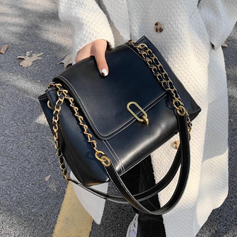 Chain Shoulder Bags For Women Unique Design Lock Crossbody Bags High Quality PU Leather Daily Work 2021 Spring, Hot sale coffee
Chain Shoulder Bags For Women Unique Design Lock Crossbody Bags High Quality PU Leather Daily Work 2021 Spring, Hot sale coffee