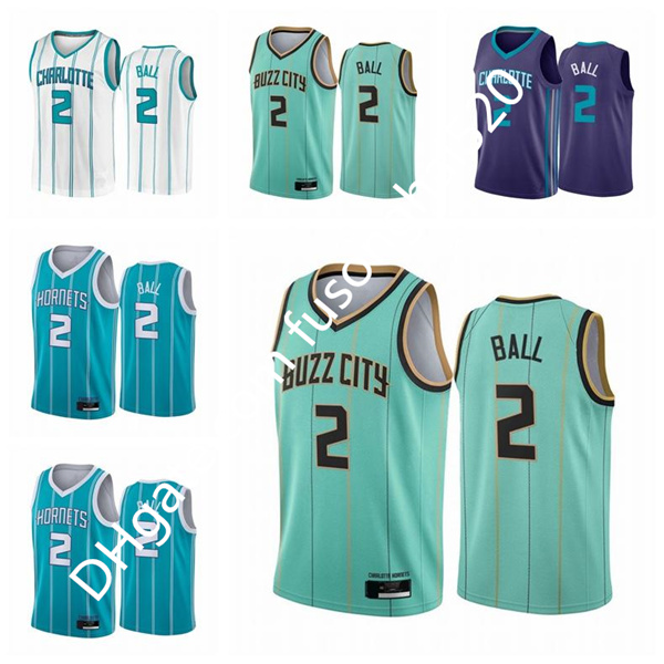 Fast delivery 2021 Draft Pick 1 Anthony Edwards Jersey 33 James Wiseman 2 LaMelo Ball Basketball Men Blue White Purple Size S-XXL