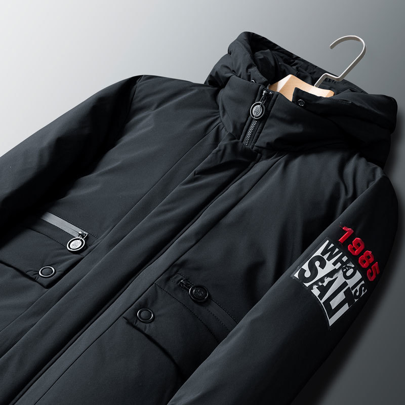 Men Clothing Fashion Winter Down Jackets Hooded Mens Long Coat Thick Warm Down Coats High Quality Male Winter Casual Parkas 201128