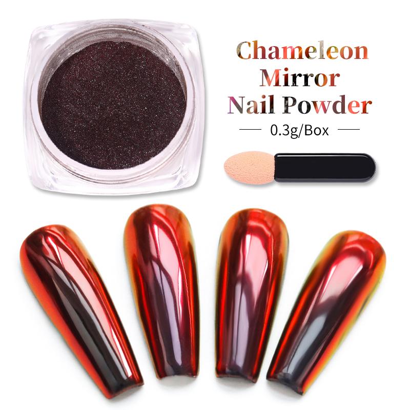 1 Box Chameleon Powder Nail Glitter Mirror Effect Colorful Metallic Nail Powder Chrome Pigment Dust for Gel Polish Decor Nails
1 Box Chameleon Powder Nail Glitter Mirror Effect Colorful Metallic Nail Powder Chrome Pigment Dust for Gel Polish Decor Nails