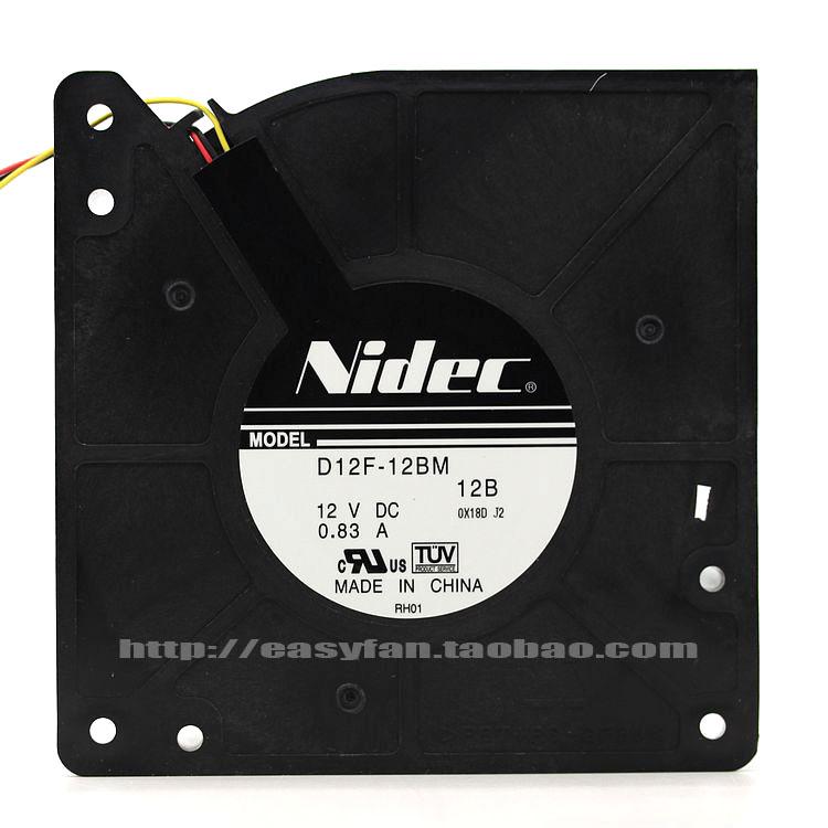 Brand New Original Nidec D12F-12BM Turbo Blower 12V 0.83A cooler 121x121x32.2mm cooling fan
Brand New Original Nidec D12F-12BM Turbo Blower 12V 0.83A cooler 121x121x32.2mm cooling fan