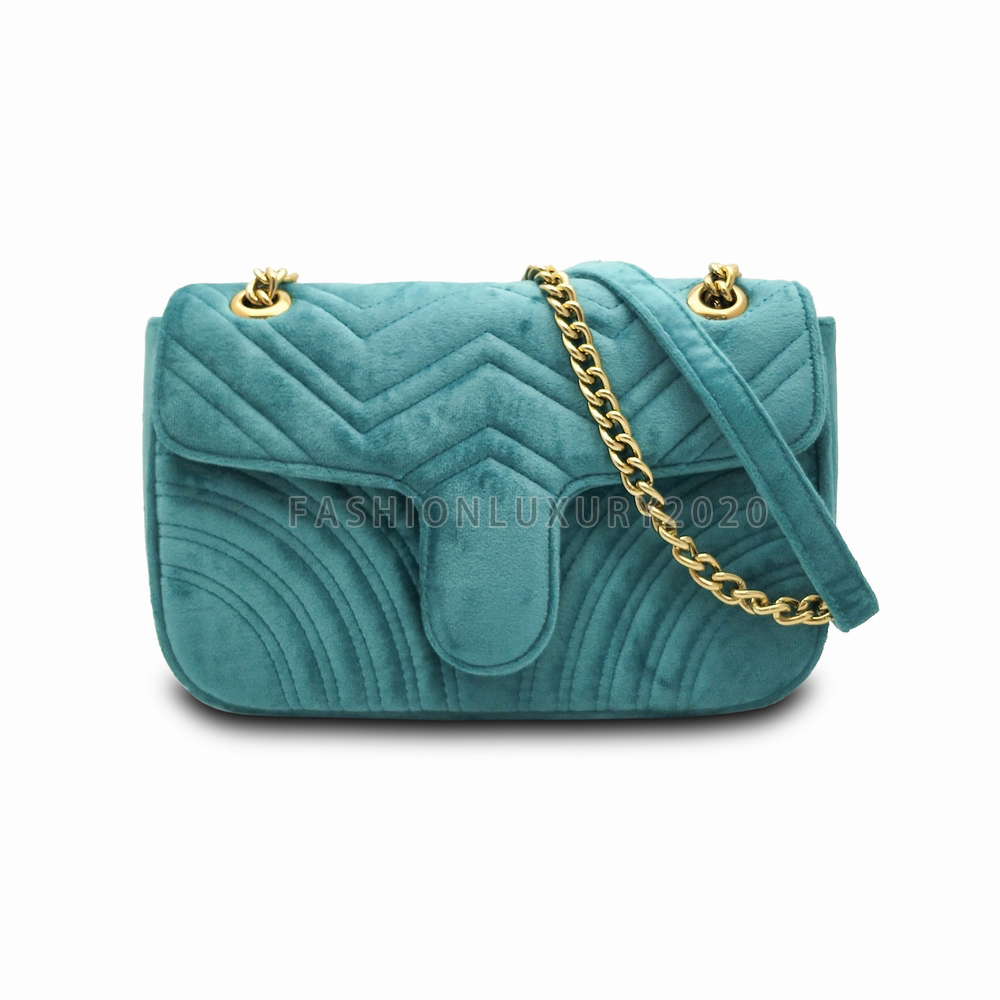 Fashion Women Shoulder Bags Classic Gold Chain Velvet Bag Heart Style Women Bag Handbag Tote Bags Messenger Handbags Purse 26CM In Stock, Green
Fashion Women Shoulder Bags Classic Gold Chain Velvet Bag Heart Style Women Bag Handbag Tote Bags Messenger Handbags Purse 26CM In Stock, Green