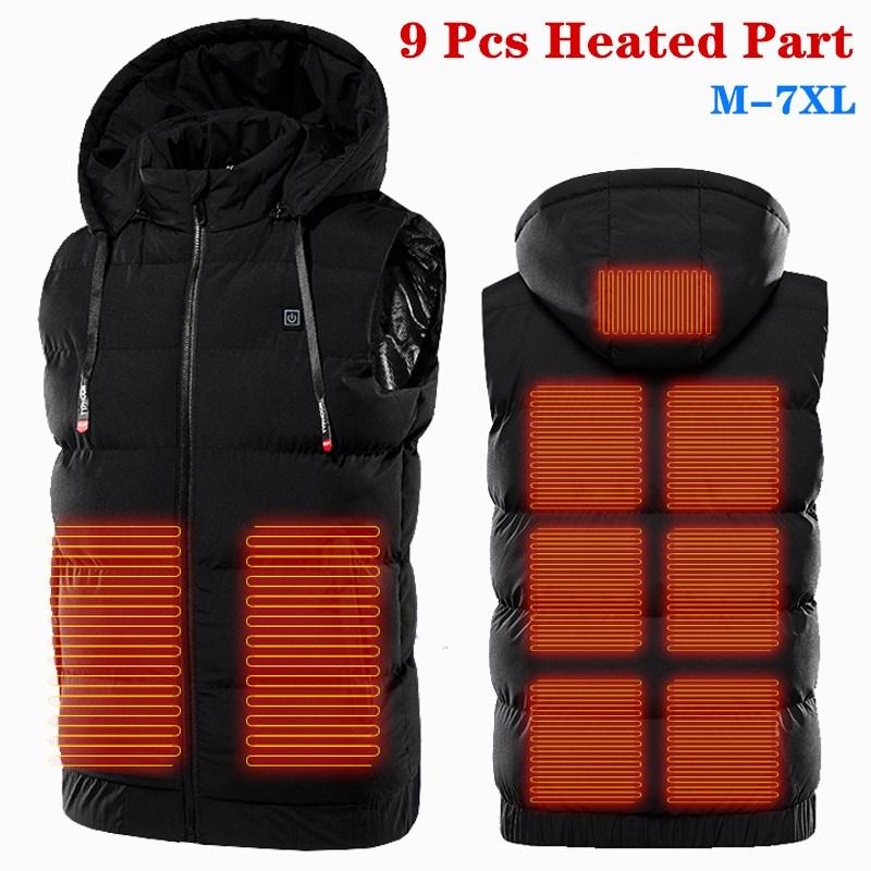 Men Heating Jacket Winter Warm tactical Heated Vest USB Charging Heating Intelligent Electric veste chauffante Clothes, Black
Men Heating Jacket Winter Warm tactical Heated Vest USB Charging Heating Intelligent Electric veste chauffante Clothes, Black