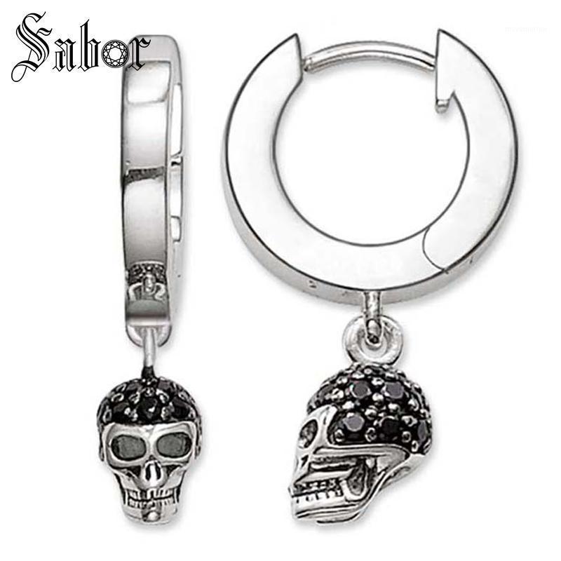 Hoop Earring Skull 925 Sterling Silver For Women High Quality Heart Earring Rebel Zirconia Fashion Jewelry1
Hoop Earring Skull 925 Sterling Silver For Women High Quality Heart Earring Rebel Zirconia Fashion Jewelry1