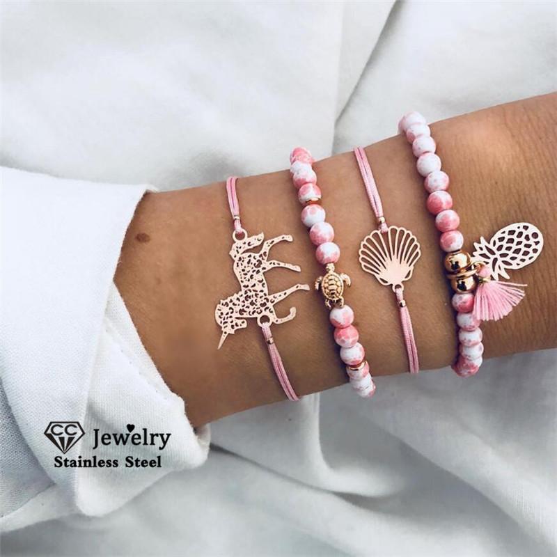 Bracelet for Women Bohemian Multilayer 5pcs Sets Charm Bangles Chain Femme Jewelry Vintage Animal Shape Drop Shipping YH907
Bracelet for Women Bohemian Multilayer 5pcs Sets Charm Bangles Chain Femme Jewelry Vintage Animal Shape Drop Shipping YH907