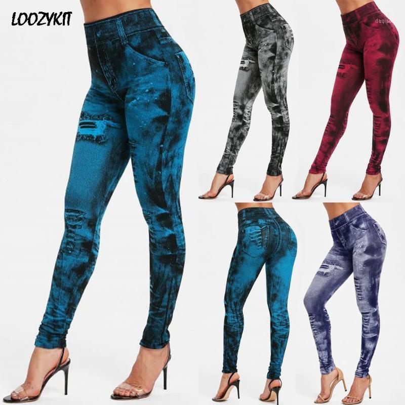 2020 Women Gym Leggings Faux Denim Jeans Leggings Pocket Printing Casual High Waist Pencil Pants Plus size Yoga Pants1, Green-2 
2020 Women Gym Leggings Faux Denim Jeans Leggings Pocket Printing Casual High Waist Pencil Pants Plus size Yoga Pants1, Green-2