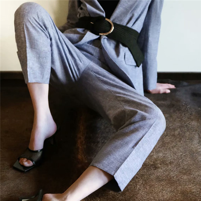 2021 New Elegante Slido Cinza Retas Senhoras Moda Elstico De Cintura Alta Calas Compridas Do Vintage Feminino Chic M20s, Gray
2021 New Elegante Slido Cinza Retas Senhoras Moda Elstico De Cintura Alta Calas Compridas Do Vintage Feminino Chic M20s, Gray