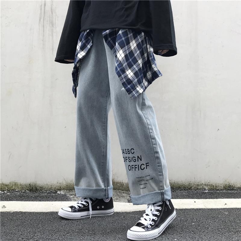 Hip Hop Washed Baggy Jeans Pants For Men Streetwear Letter Print Loose Denim Pants 2020 Harajuku Casual Blue Jeans Homme
Hip Hop Washed Baggy Jeans Pants For Men Streetwear Letter Print Loose Denim Pants 2020 Harajuku Casual Blue Jeans Homme