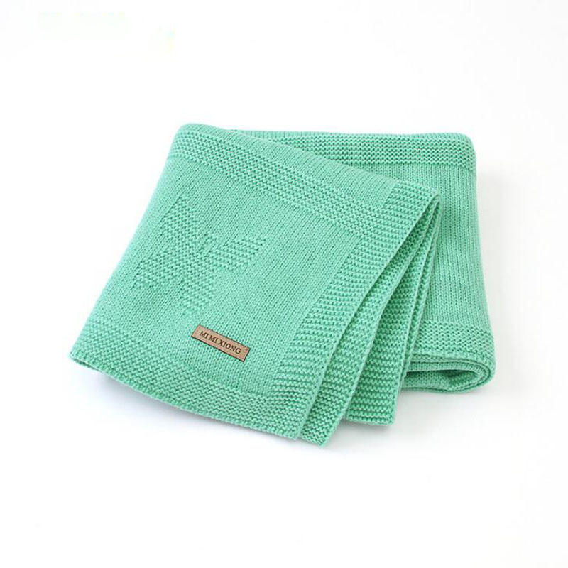 Infant Baby Boy Girl Cartoon Anime Knit Blanket Autumn Winter born Quilt Boys Girls Hold 210429