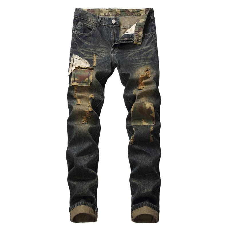 Men's Jeans The European And American High Street Ripped Mens Slim Feet Men Leather Folds Locomotive Stretch Trousers, 6010
Men's Jeans The European And American High Street Ripped Mens Slim Feet Men Leather Folds Locomotive Stretch Trousers, 6010