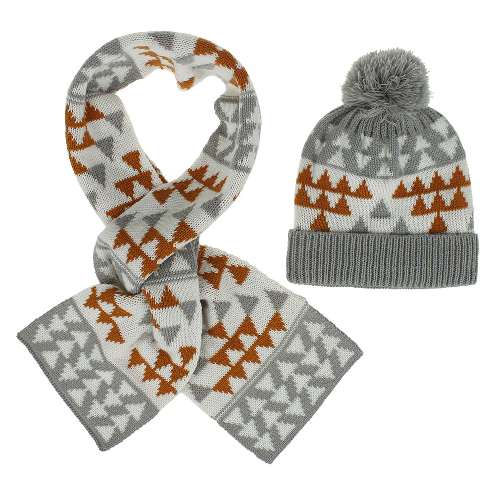 Winter Spring Baby Hat Scarf Set Cotton Baby Boy Girl Hat Cap heart Print Kids Children Hats Newborn Bonnet Beanie Boys Caps