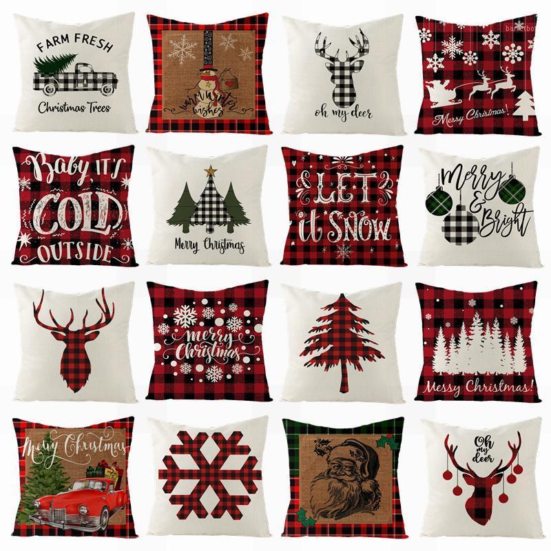 Christmas Linen Pillowcase 45*45cm White Red Sofa Cushion Cover for Merry Christmas New Year Party Home Pillow Cover Decorations1
Christmas Linen Pillowcase 45*45cm White Red Sofa Cushion Cover for Merry Christmas New Year Party Home Pillow Cover Decorations1