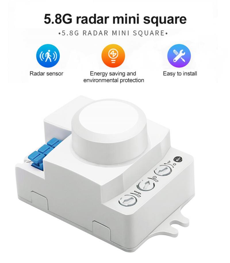 Mini Microwave Light Control Sensor Switch Dimming Sensitivity Adjustment Delay Motion Detection Light Controller Smart Home
Mini Microwave Light Control Sensor Switch Dimming Sensitivity Adjustment Delay Motion Detection Light Controller Smart Home
