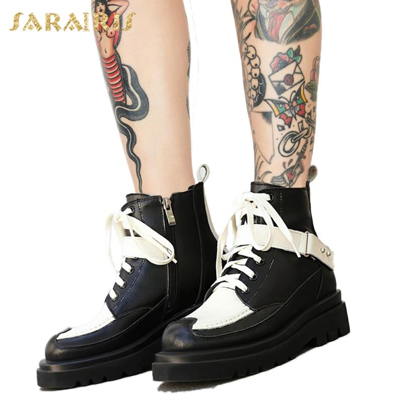 Sarairis 2021 Hot Sale British Style Ankle Boots Woman Shoes Genuine Leather Platform Comfy Belt Buckle Shoes Ladies Boots, Beige
Sarairis 2021 Hot Sale British Style Ankle Boots Woman Shoes Genuine Leather Platform Comfy Belt Buckle Shoes Ladies Boots, Beige