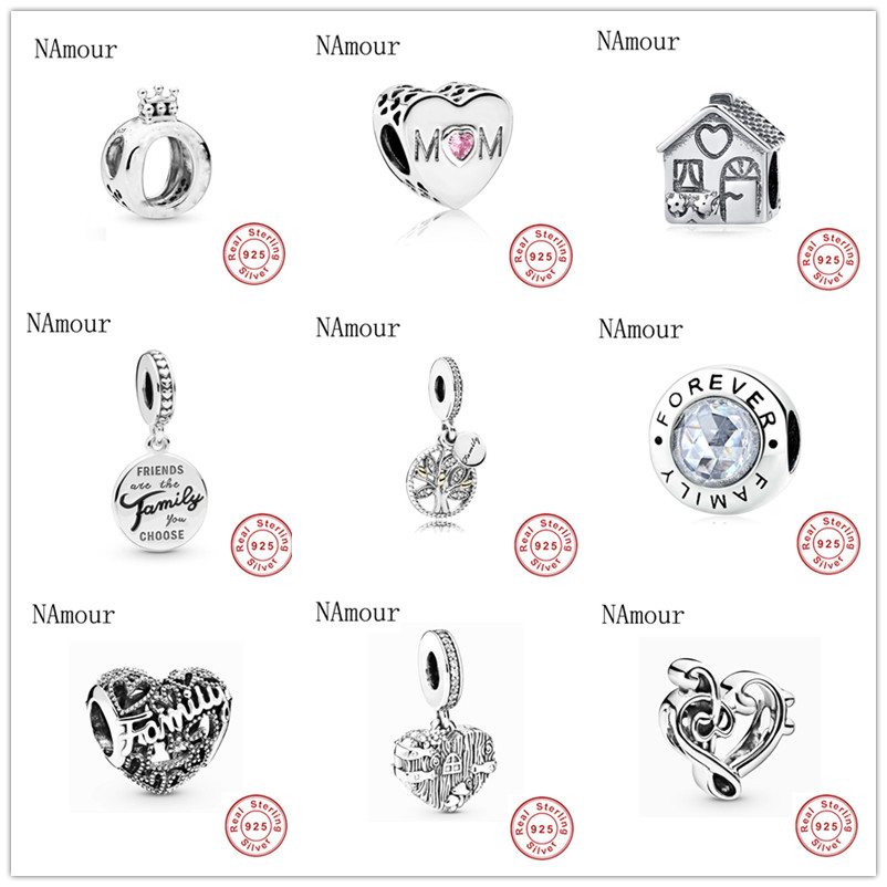 2019 new 925 sterling silver mom house family tree forever diy bead fit Original Pandora charms Bracelet jewelry for women F276
2019 new 925 sterling silver mom house family tree forever diy bead fit Original Pandora charms Bracelet jewelry for women F276