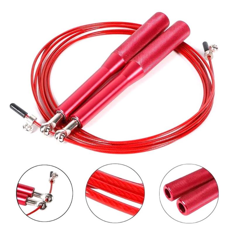 Durable Jump Rope Wire Rope Skipping Skipping with Bearing Motions Sport Adjustable Gym Fitness Exercise Portable
Durable Jump Rope Wire Rope Skipping Skipping with Bearing Motions Sport Adjustable Gym Fitness Exercise Portable