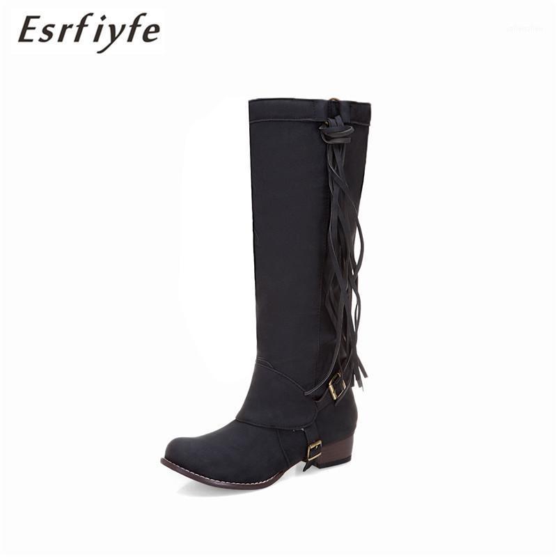 Boots ESRFIYFE Fashion Large Size 34-48 Autumn Winter Women Knee High Lace Up Shoes Round Toe Low Heel Woman1, Black
Boots ESRFIYFE Fashion Large Size 34-48 Autumn Winter Women Knee High Lace Up Shoes Round Toe Low Heel Woman1, Black
