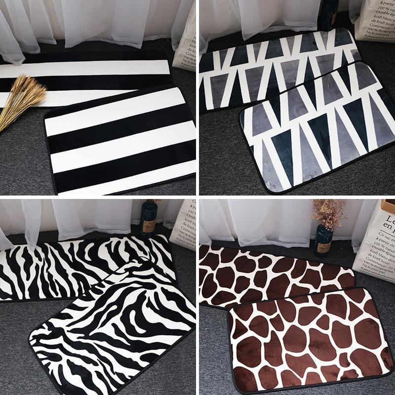 Fashion Black White Geometric Zebra Hallway Living Room Bedroom Decorative Carpet Area Rug Floor Kitchen Bathroom Foot Yoga Mats, 08
Fashion Black White Geometric Zebra Hallway Living Room Bedroom Decorative Carpet Area Rug Floor Kitchen Bathroom Foot Yoga Mats, 08