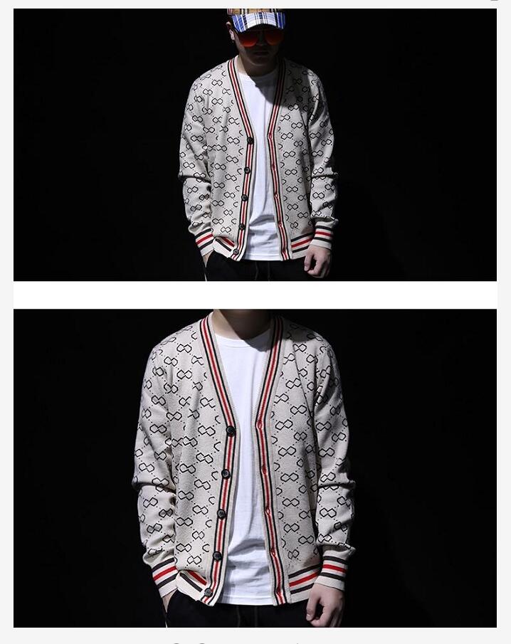 Autumn new style knitted cardigan men's wear Korean version casual loose sweater small coat, White
Autumn new style knitted cardigan men's wear Korean version casual loose sweater small coat, White