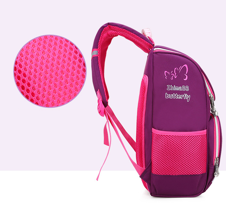 Children School Bags Set For Girls Boys Orthopedic Backpack Cartoon Butterfly Car School Bag Kids Satchel Knapsack Mochila LJ201225