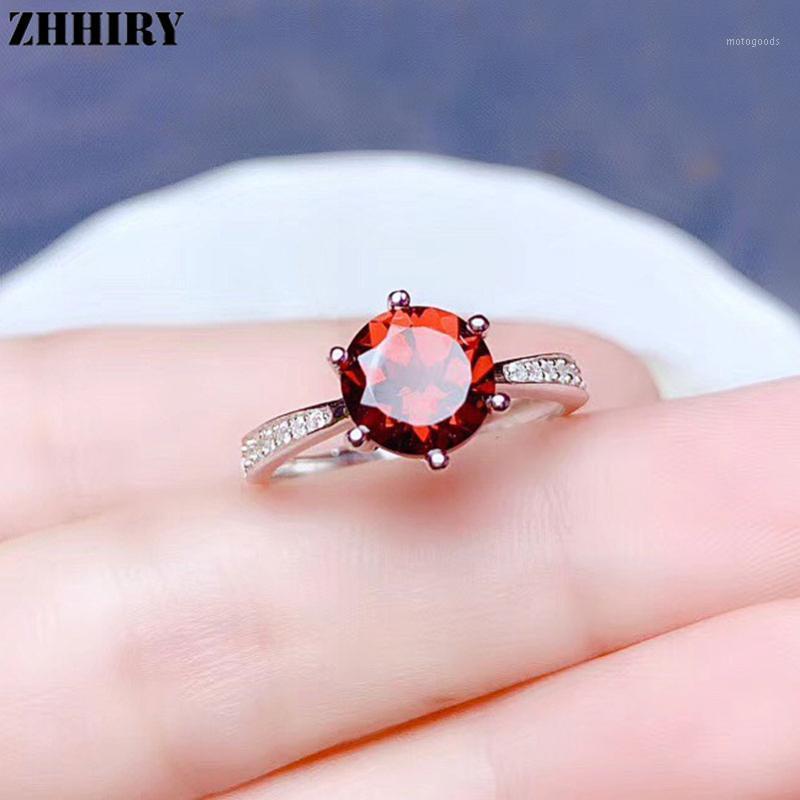 ZHHIRY Genuine Natural Garnet Ring 925 Sterling Silver Rings For Women Red Gemstone 8*8mm Fine Jewelry1
ZHHIRY Genuine Natural Garnet Ring 925 Sterling Silver Rings For Women Red Gemstone 8*8mm Fine Jewelry1