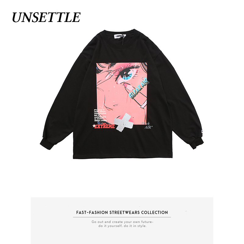 Autumn Japanese Oversized Long Sleeve Graphic t shirt Harajuku Girl Print Men/Women Hip Hop Streetwear Sweatshirt Tops 201125, Army green
Autumn Japanese Oversized Long Sleeve Graphic t shirt Harajuku Girl Print Men/Women Hip Hop Streetwear Sweatshirt Tops 201125, Army green