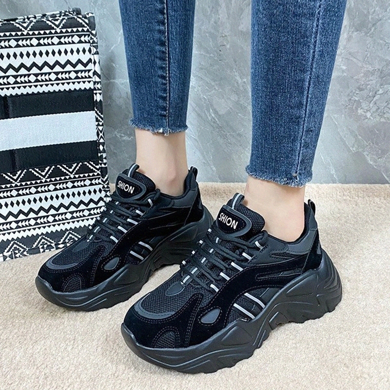 Rimocy Breathable Mesh Platform Women Sneakers 2020 Thick Bottom Fashion Running Shoes Female Black Wedges Casual Shoes Woman #bg6X
Rimocy Breathable Mesh Platform Women Sneakers 2020 Thick Bottom Fashion Running Shoes Female Black Wedges Casual Shoes Woman #bg6X
