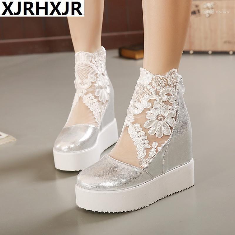 Fashion Sweet Lace Roman Shoes Women Wedge Heels White Platform Pumps High Heels Sandals Zapatos Plataforma Mujer Encaje 34-391, Black
Fashion Sweet Lace Roman Shoes Women Wedge Heels White Platform Pumps High Heels Sandals Zapatos Plataforma Mujer Encaje 34-391, Black
