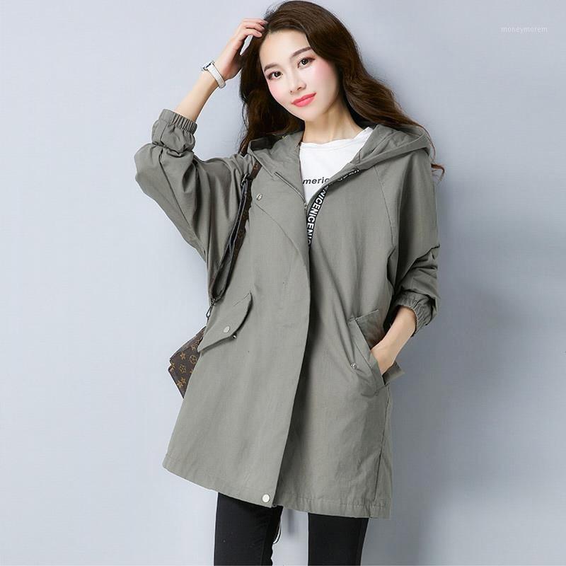 Women Windbreaker Jacket korean coats women Spring Autumn Hoodies top Plus size trench coat length Windbreaker1, Color 1
Women Windbreaker Jacket korean coats women Spring Autumn Hoodies top Plus size trench coat length Windbreaker1, Color 1