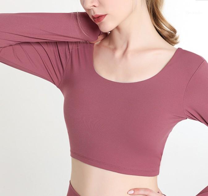 Yoga Sports Top 2020 Seamless Yoga Gym Fitness Clothes quick-drying long-sleeved blouse backless tight-fitting stretch fitness clothes1
Yoga Sports Top 2020 Seamless Yoga Gym Fitness Clothes quick-drying long-sleeved blouse backless tight-fitting stretch fitness clothes1