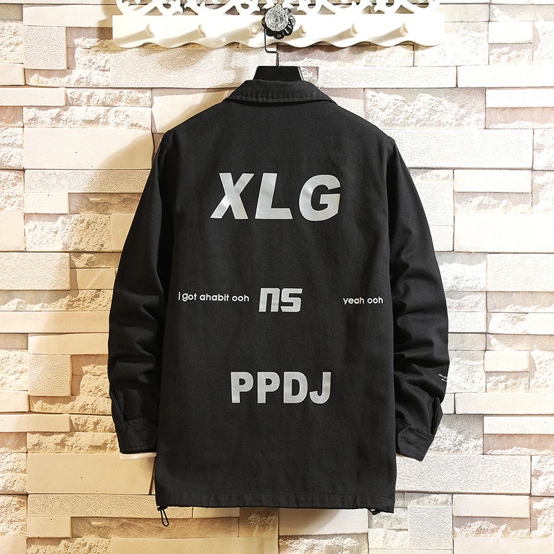 Dropshipping Men Japanese Streetwear MultiPocket Cargo Jacket 2020 Autumn Mens Cotton Jacket Casual Overalls Male Jacket T200502