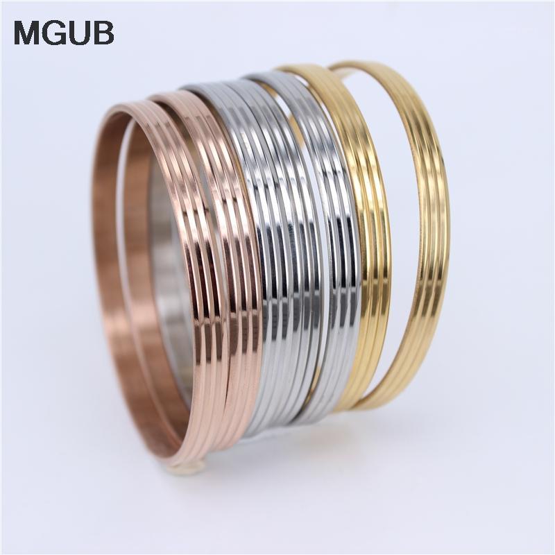 6mm wide Three lines 3 color 70cm diameter stainless steel 7pieces/set combination Bangles women accessories LH4761
6mm wide Three lines 3 color 70cm diameter stainless steel 7pieces/set combination Bangles women accessories LH4761