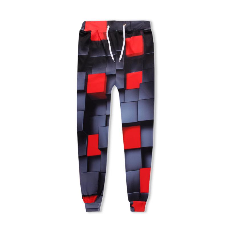Men Jogging Sweatpants 3D Geometric Print Joggers Pants Men Hipster Hip Hop Streetwear Casual Sports Trousers with Drawstring, As picture show
Men Jogging Sweatpants 3D Geometric Print Joggers Pants Men Hipster Hip Hop Streetwear Casual Sports Trousers with Drawstring, As picture show