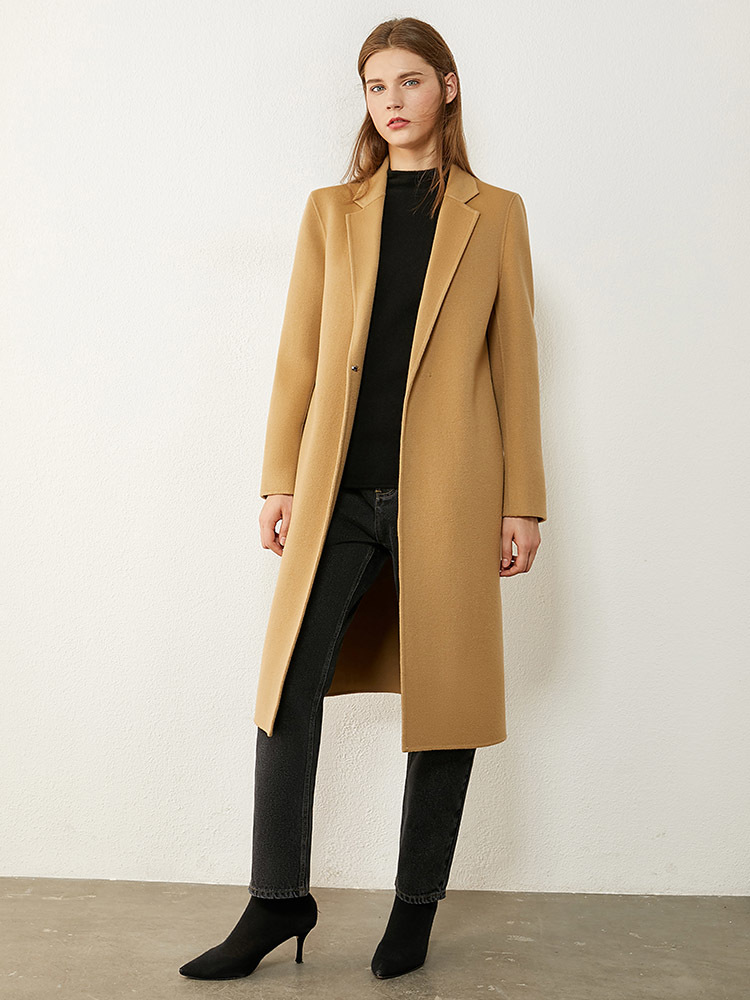 Amii Minimalism Autumn Winter Sweaters For Women Fasion 100% Cashmere Solid Turtleneck Sweater Women's sweater 12040857 201224