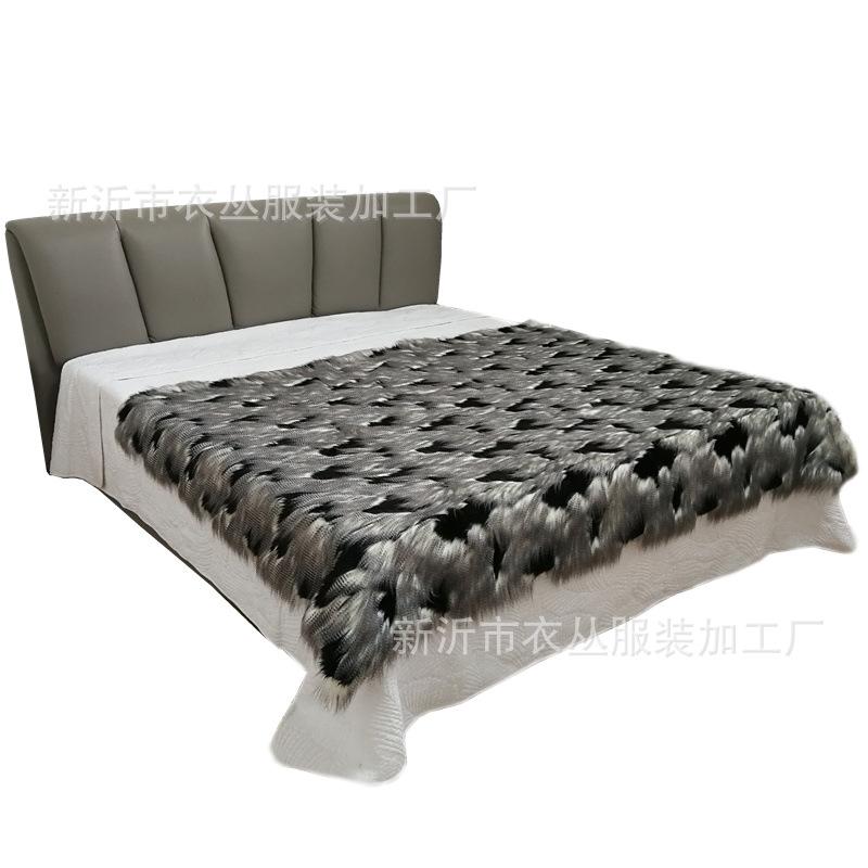 Faux Fur Bed Throw Blanket - Super Soft Fuzzy Cozy Warm Fluffy Beautiful Color Variation Print Plush200cm*150cm
Faux Fur Bed Throw Blanket - Super Soft Fuzzy Cozy Warm Fluffy Beautiful Color Variation Print Plush200cm*150cm