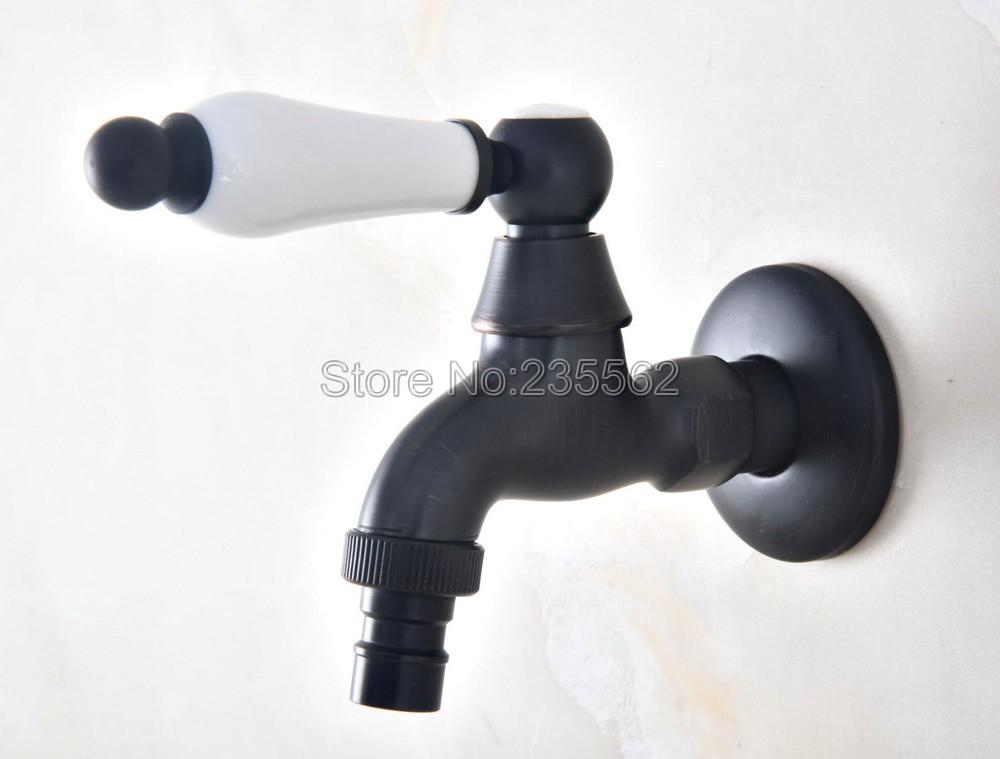 Black Oil Rubbed Brass Ceramic handle Washing Machine Faucet Bathroom Mop Tap Cold Water Wall Mount Garden Faucet Lav342
Black Oil Rubbed Brass Ceramic handle Washing Machine Faucet Bathroom Mop Tap Cold Water Wall Mount Garden Faucet Lav342