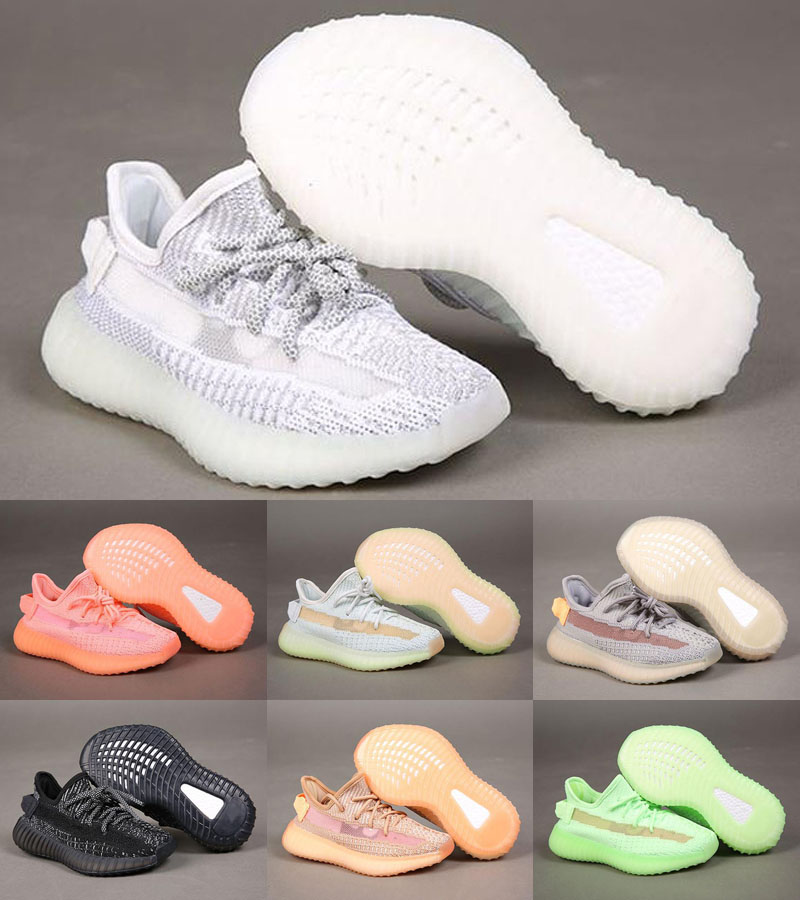 Kanye Kids zapatos Children Girls Boys Running Shoes Black Clay Glow Static Reflective Hyperspace TRFRM Kids Trainers Sneaker 24-35
Kanye Kids zapatos Children Girls Boys Running Shoes Black Clay Glow Static Reflective Hyperspace TRFRM Kids Trainers Sneaker 24-35