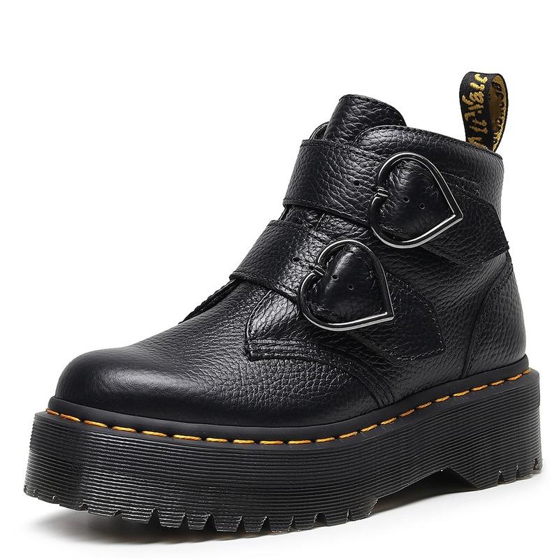 Boots Platform Women Genuine Cow Leather Shoes Heart Buckle Strap Ankle Ladies Autumn Black Booties Botines Mujer
Boots Platform Women Genuine Cow Leather Shoes Heart Buckle Strap Ankle Ladies Autumn Black Booties Botines Mujer