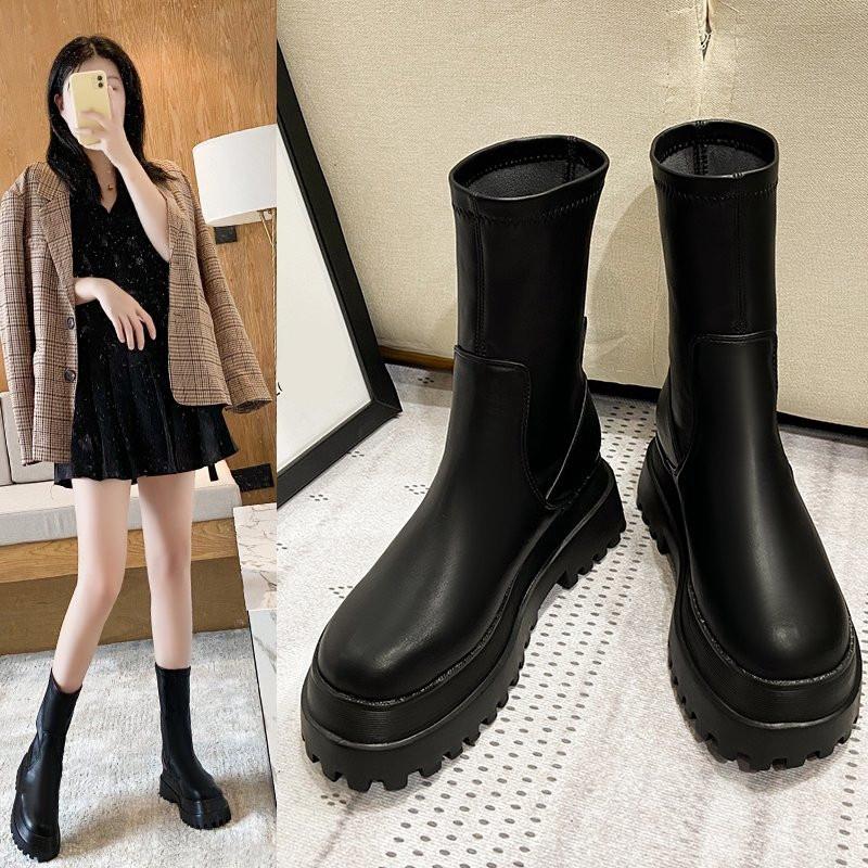 Boots Women New 2020 Shoes Low Heels booties Round Toe Luxury Designer Booties Ladies Mid Calf Rubber Mid-Calf Autumn
Boots Women New 2020 Shoes Low Heels booties Round Toe Luxury Designer Booties Ladies Mid Calf Rubber Mid-Calf Autumn